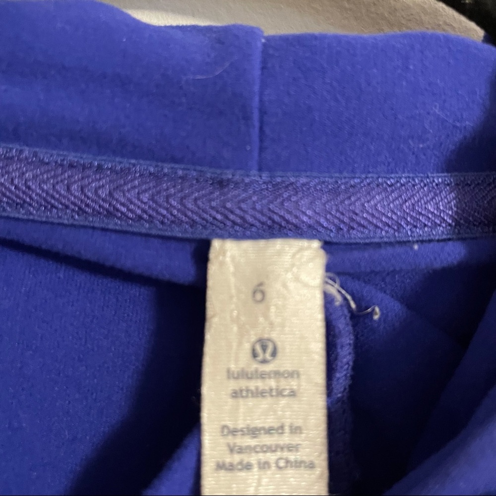 RARE Lululemon Blue Hooded Jacket - Picture 5 of 7